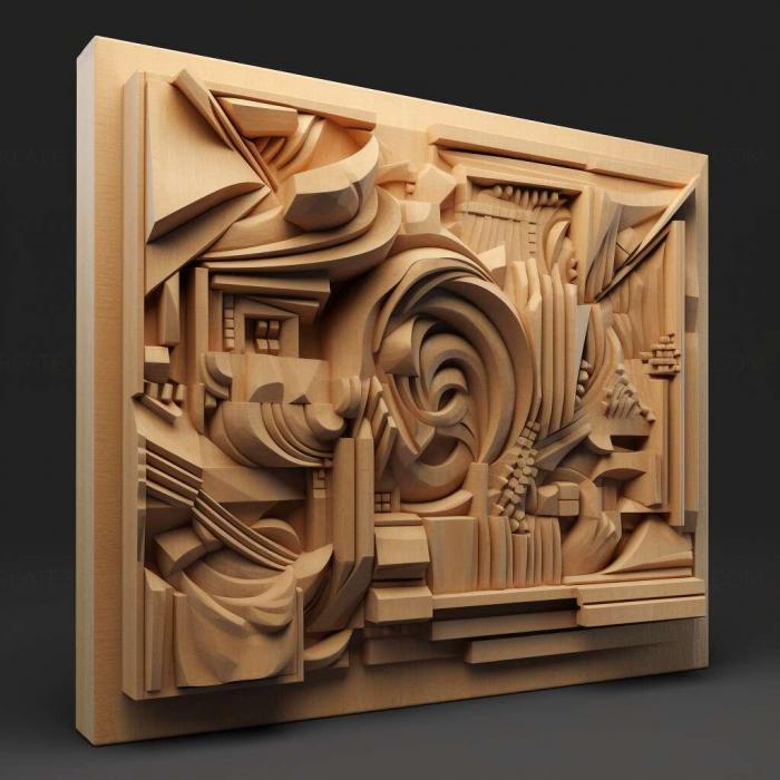 نموذج ثلاثي الأبعاد لآلة CNC 3D Art 